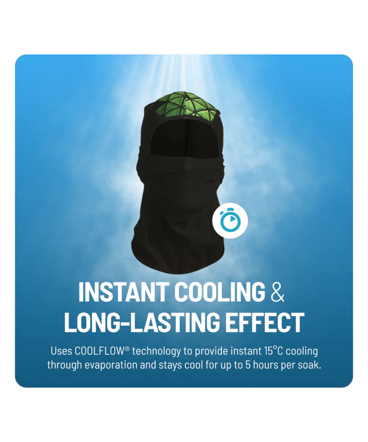 98 Fahren Glacier Coolflow Balaclava - Black - 98 Fahren