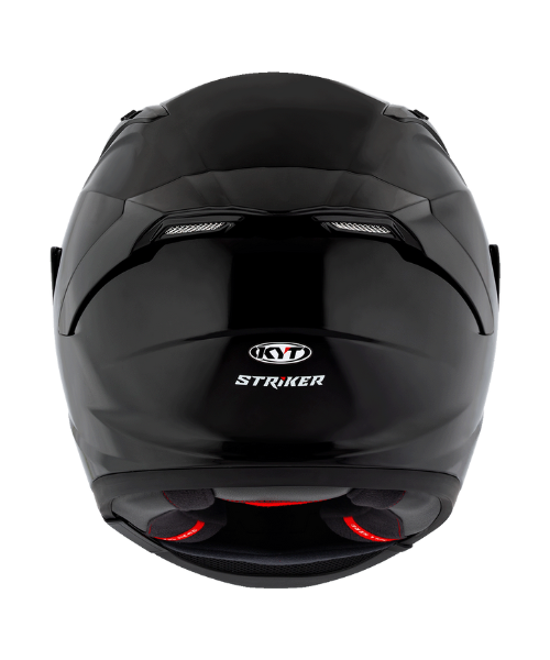 KYT Striker Plain Helmet - Gloss Black - KYT Helmets