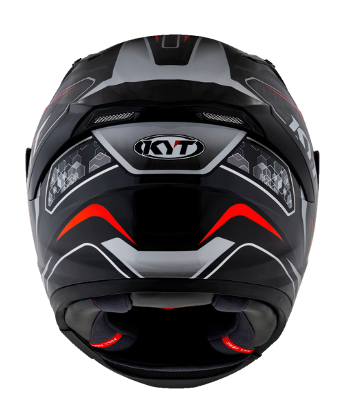 KYT Striker #01 Helmet - Gloss Black Red