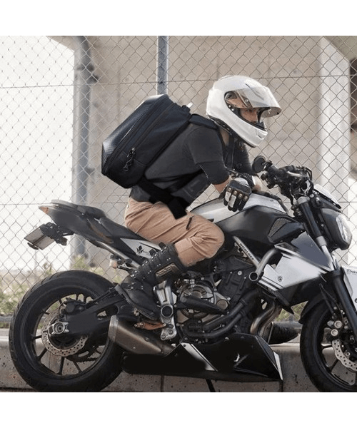Ghost Racing Motorcycle Backpack - Black