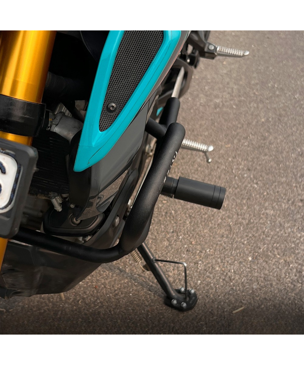 Zana Crash Guard with Slider Black for Yamaha MT 15 - ZI-8387