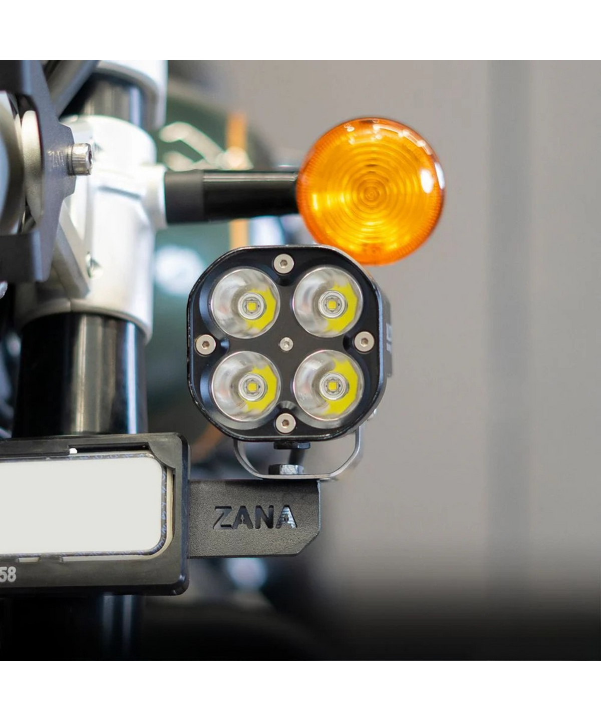 Zana Royal Enfield Super Meteor 650 / Shotgun650 Aluminum Mirror Extender - Black - ZI-8339 - Zana