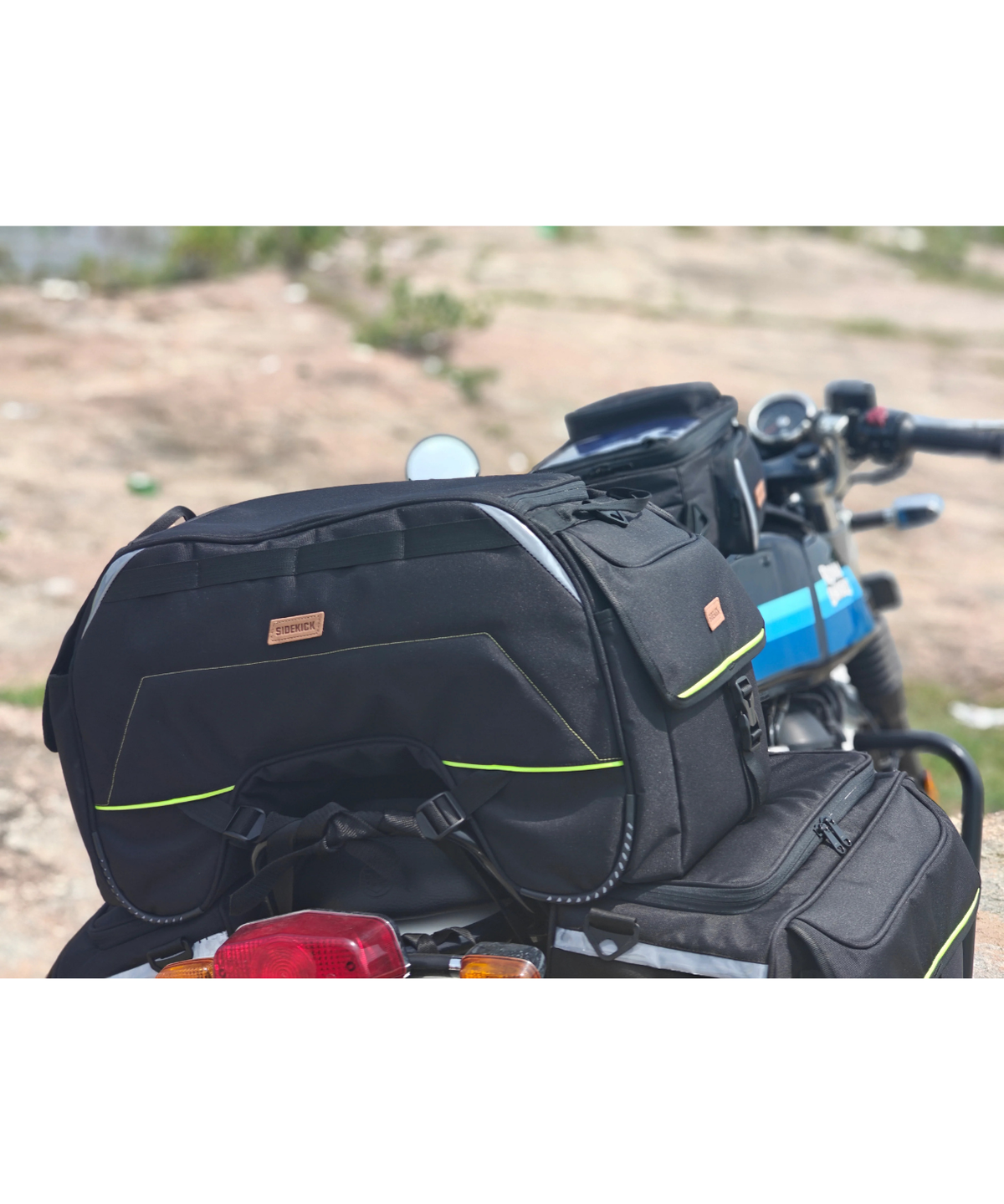 Guardian Gears Sidekick 45L Universal Tail Bag with Waterproof Rain Cover - Guardian Gears