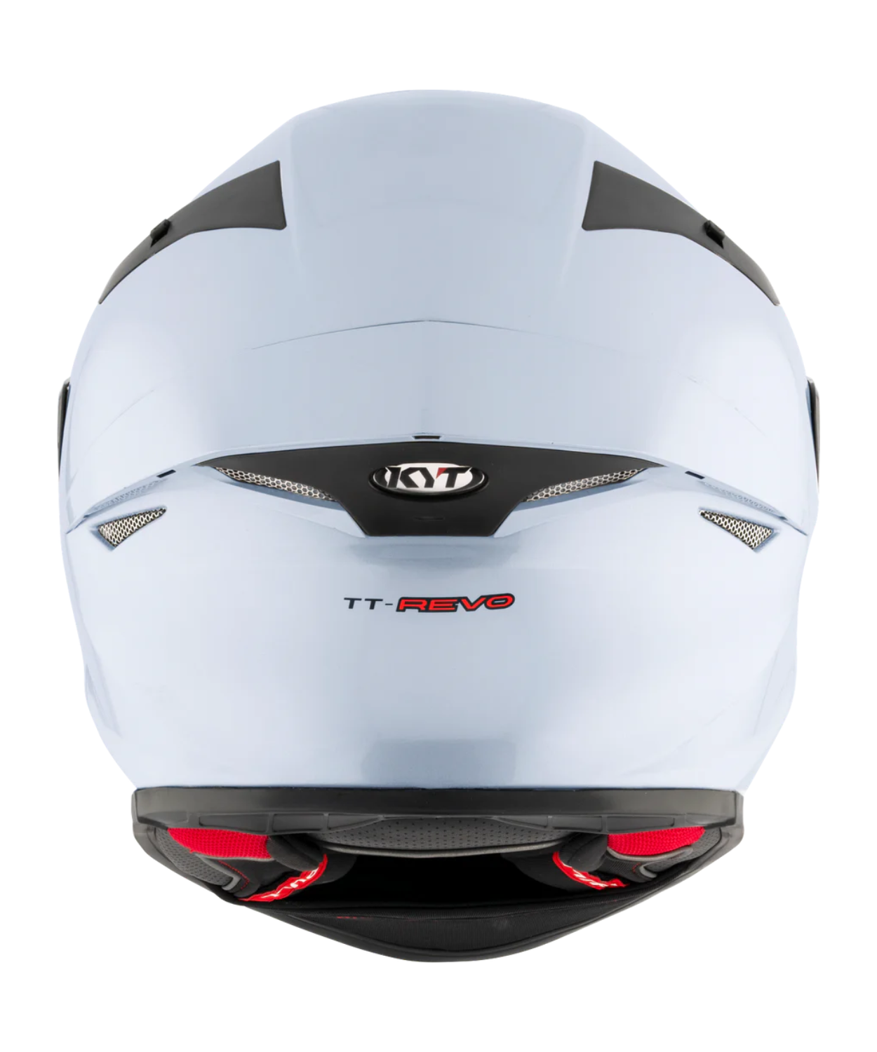 KYT TT-Revo Plain Helmet - Gloss Sea Blue