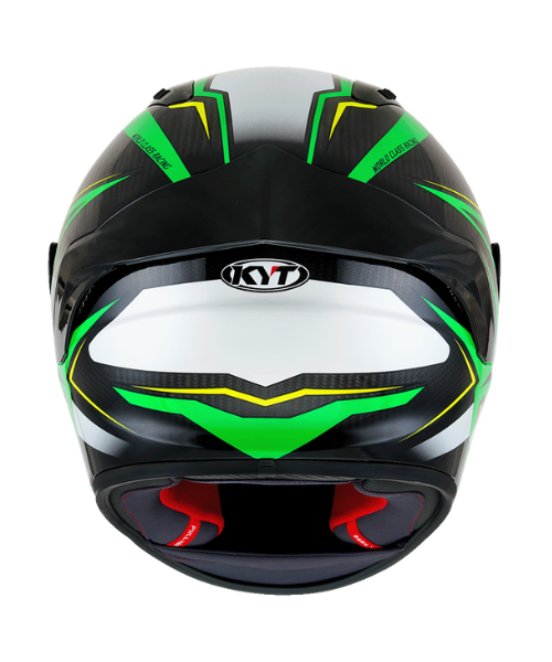 KYT NZ Race Carbon Stride Helmet - Green Fluo - KYT Helmets