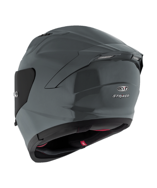 KYT Striker Plain GRL Helmet - Gloss Grey