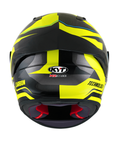 KYT NZ Race Carbon Competition Helmet - Gloss Yellow - KYT Helmets