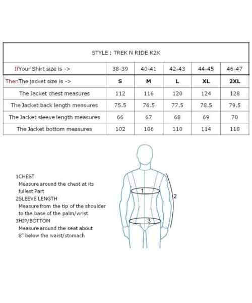 Treknride K2K Motorcycle Sports Riding Jacket