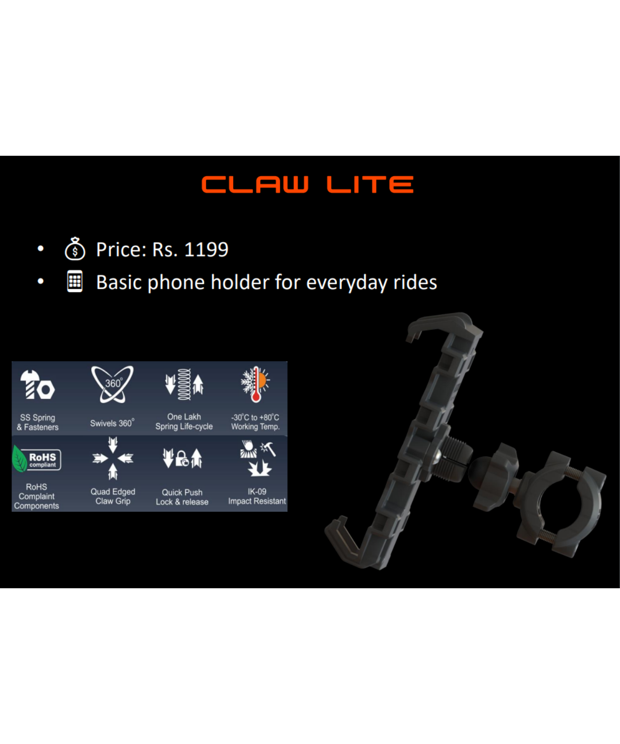 Maddog Mobile Phone Holder - Claw Lite