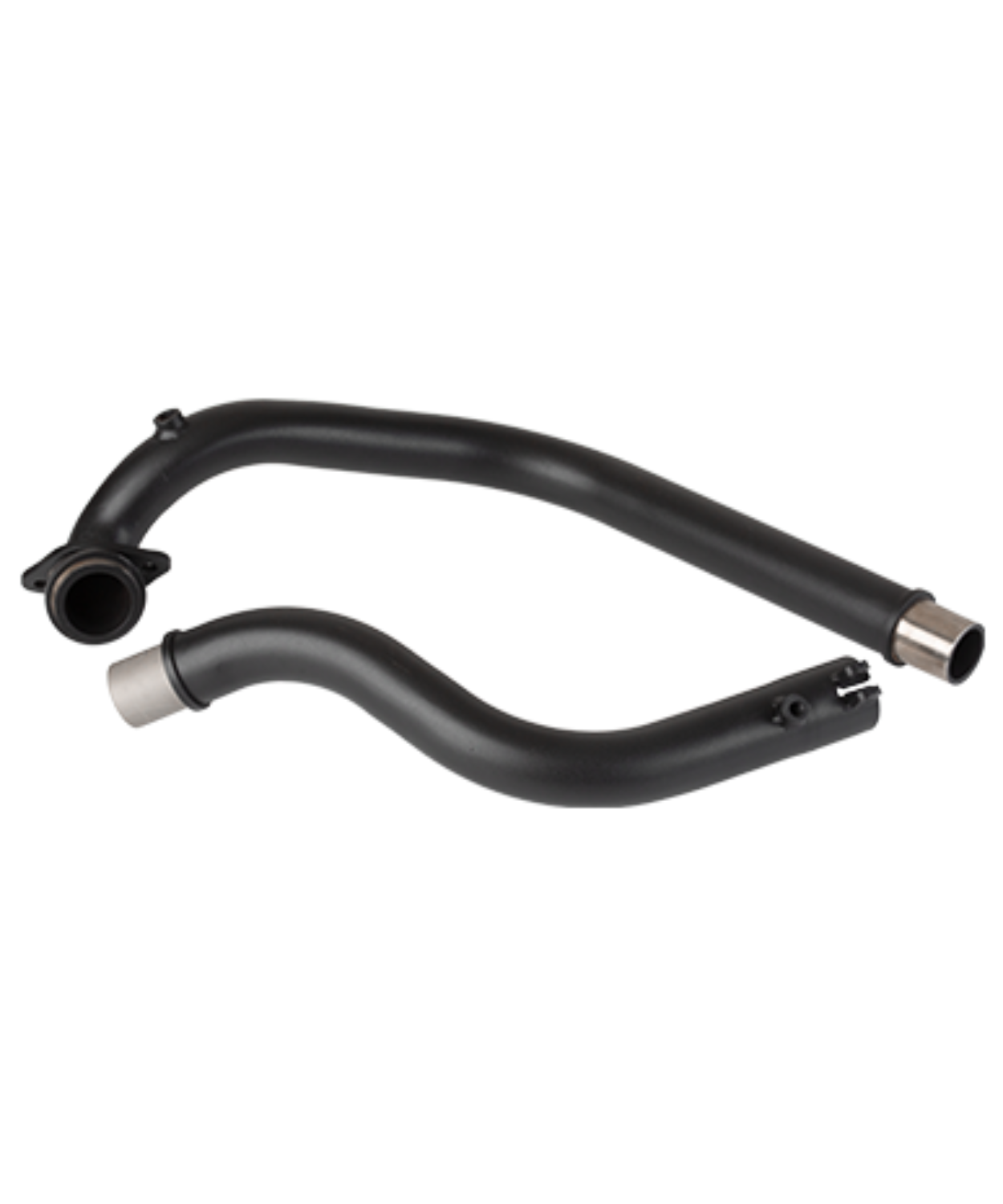 Silver Stallion RE Himalayan 450 / Guerrilla Free Flow Bend Pipe - Silver