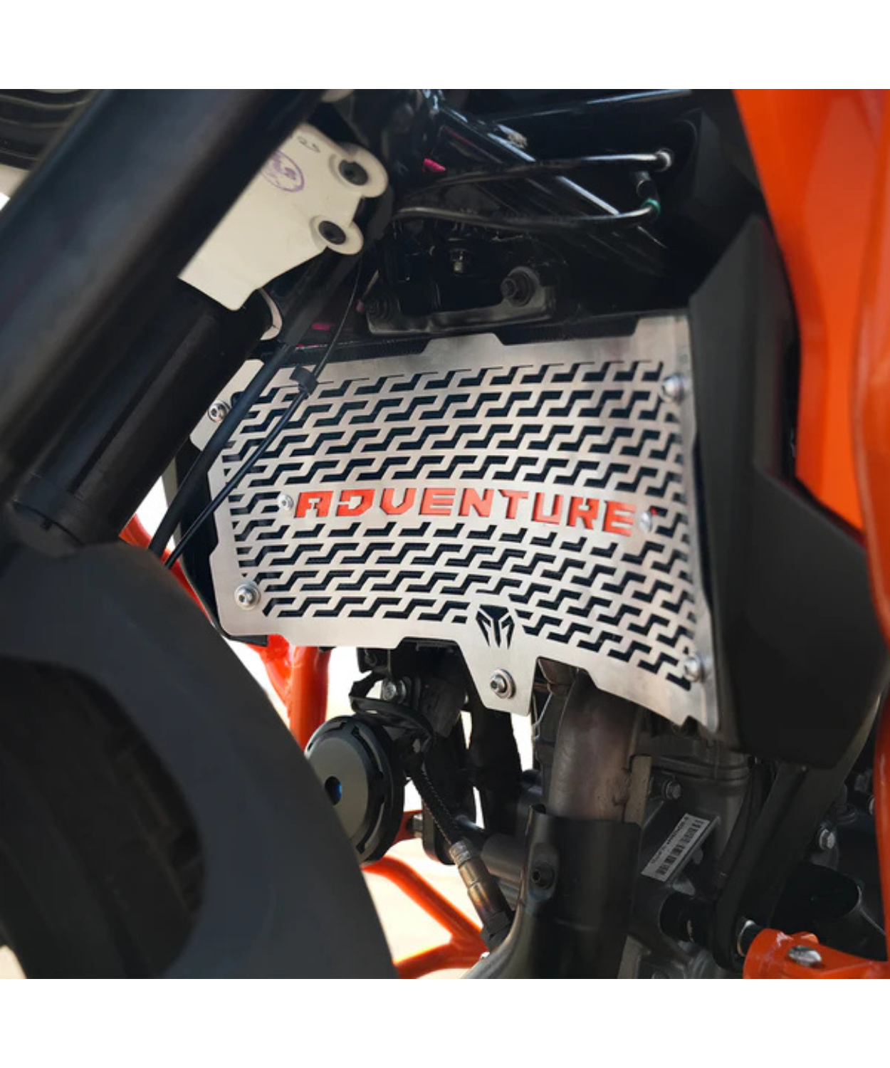 Moto Torque Radiator Guard for KTM 390 Adventure/Adventure X (2025) - Silver