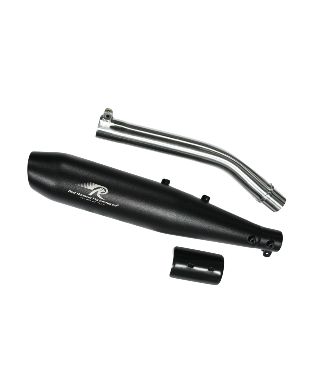 Red Rooster Performance Stellar Exhaust for Royal Enfield Bear 650 - Black