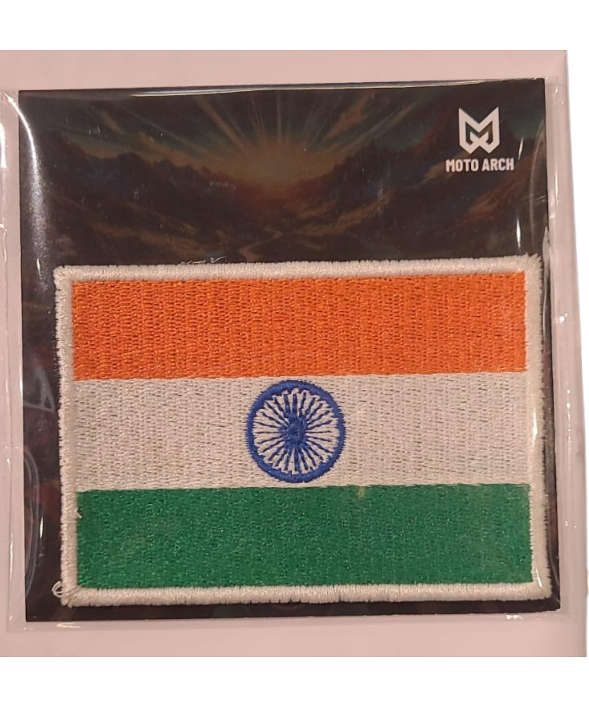 Moto Arch Indian Flag Patch - Moto Arch