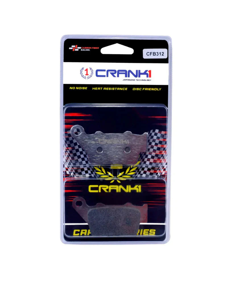 Crank1 Carbon Brake Pads for BMW S1000RR 2 Sets (2019-2022)