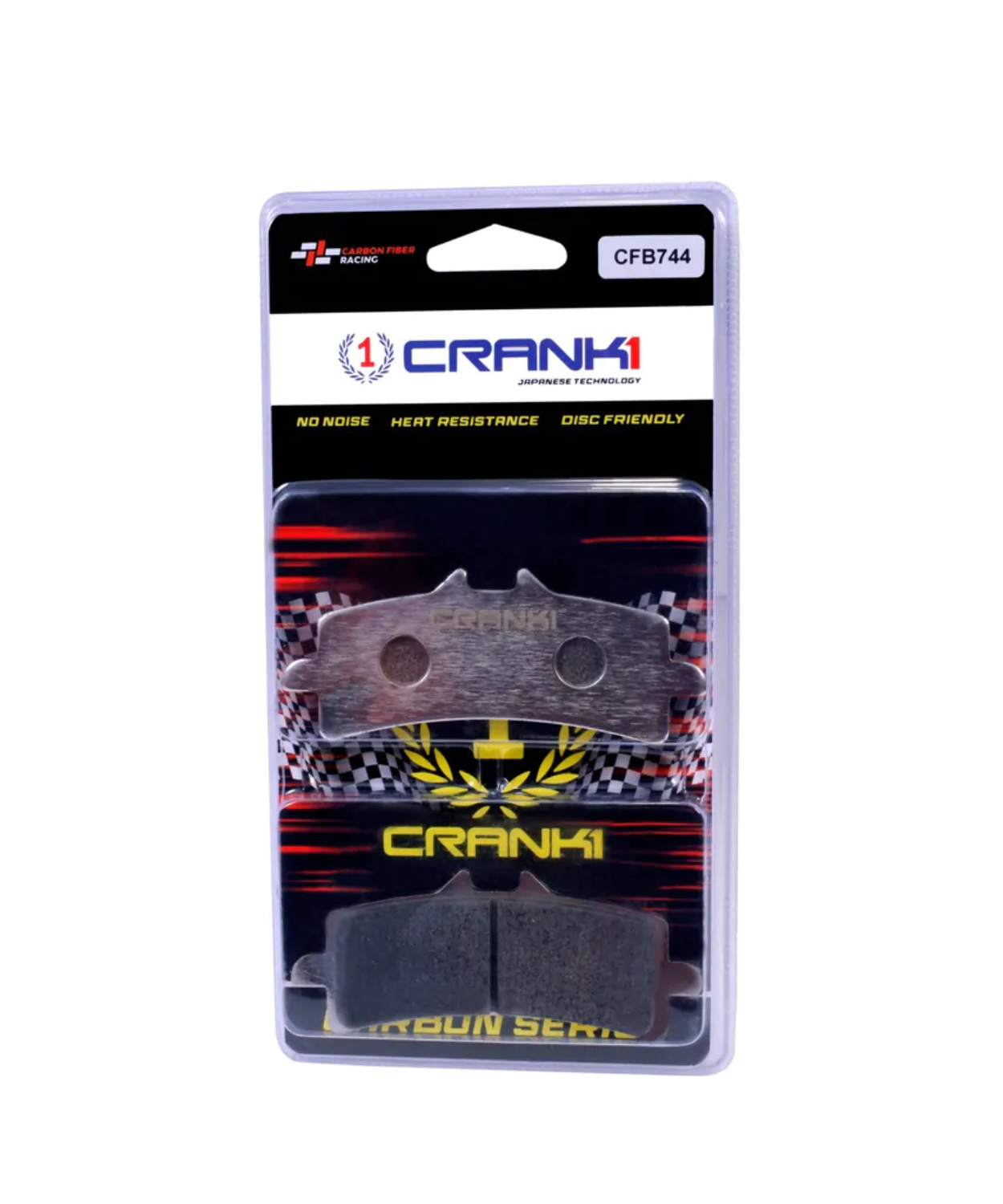 Crank1 Carbon Brake Pads for Suzuki GSX-R 1000 (2017-2022)