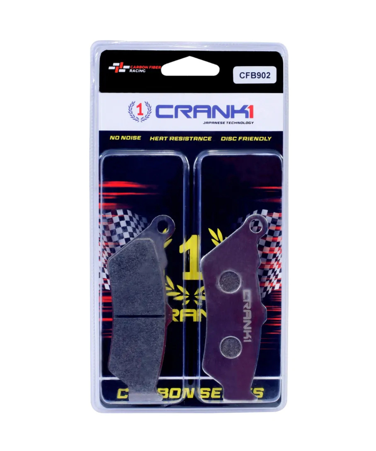 Crank1 Carbon Brake Pads for Benelli TRK 502 (2017-Onwards)