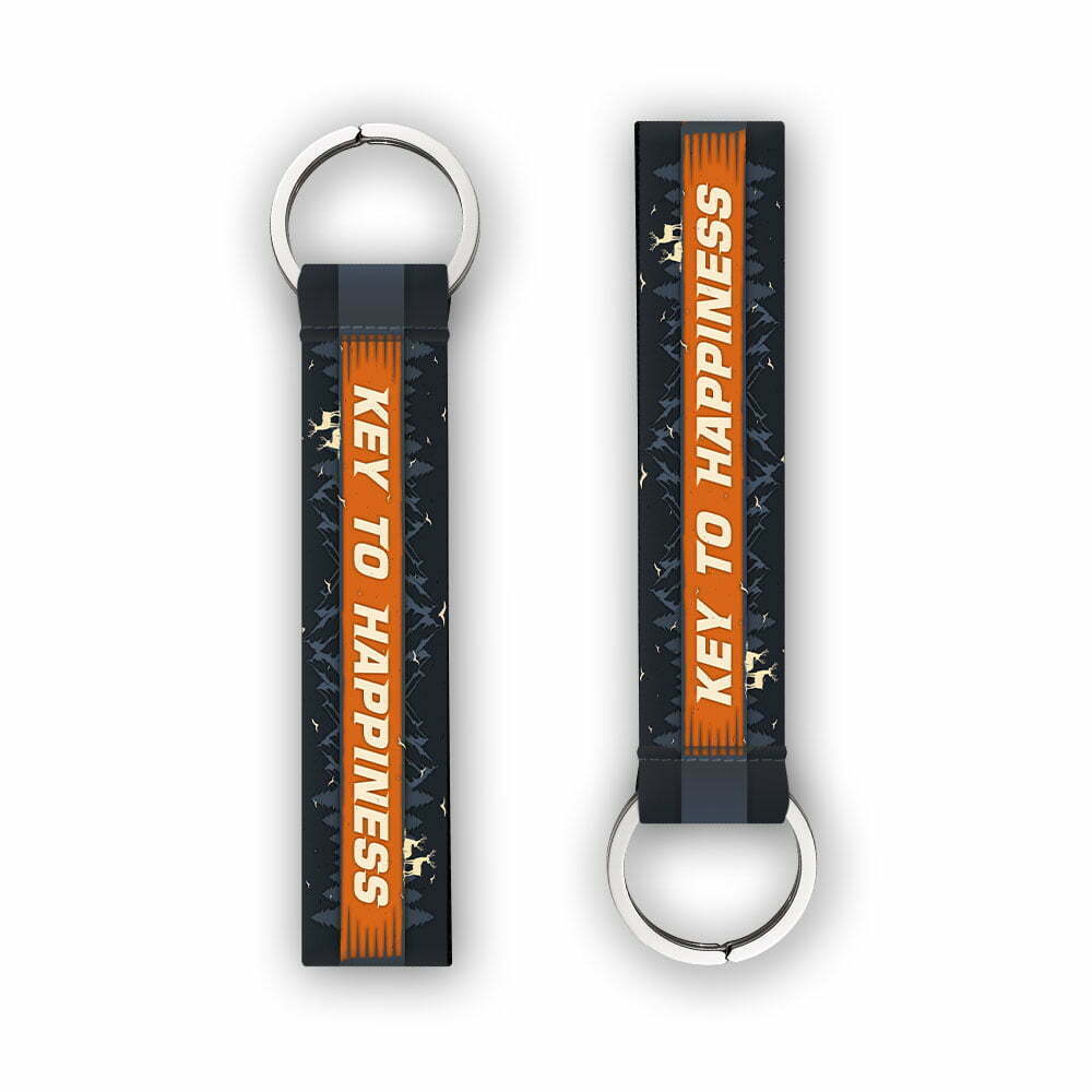 Key to Happiness Keychain