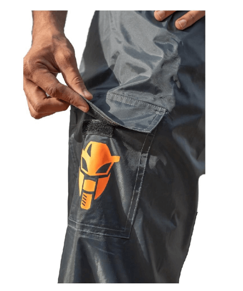 MotoTech Hurricane Rain Overtrousers - Waterproof Pants - Dark Grey