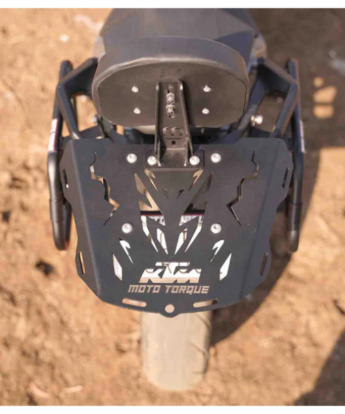 Moto Torque Top Rack Back Carrier For Duke 250/390 Gen 3 - Black