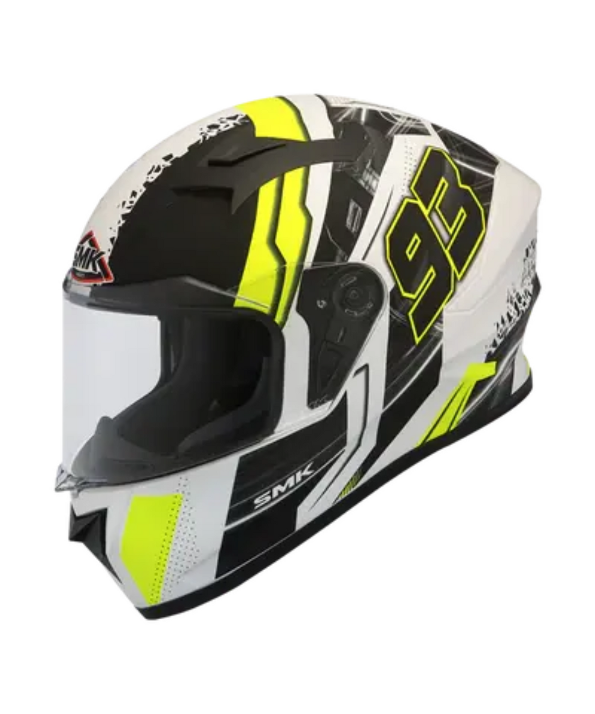SMK Stellar 93 Swank Gloss White Fluorescent Yellow (GL124) - SMK