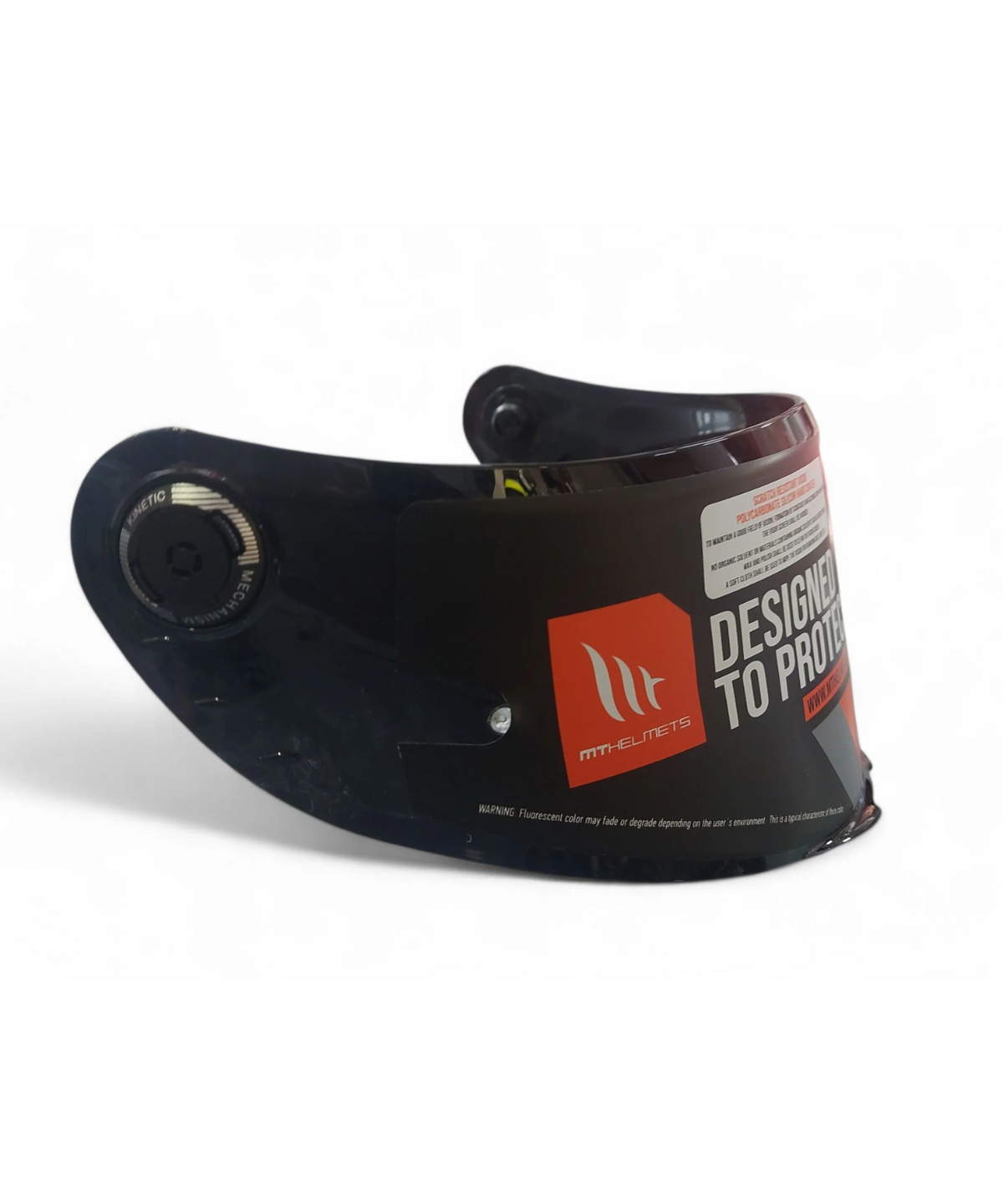 MT Helmet V-14 B Pin-lock ready Visor - Dark Black - MT Helmets