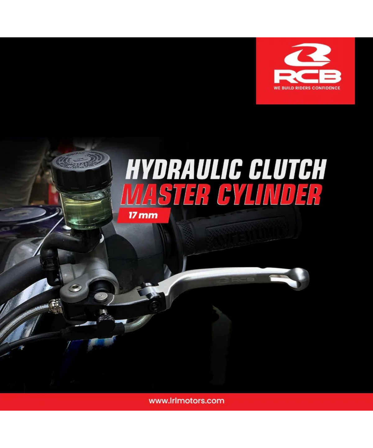 RCB S1 Forged Master Clutch Pump Master Cylinder (LH) 17MM Titanium – 01BP015T - RCB