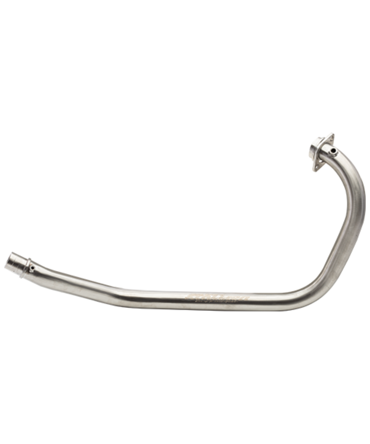 Silver Stallion Triumph Blaze Free Flow Bend Pipe - Silver