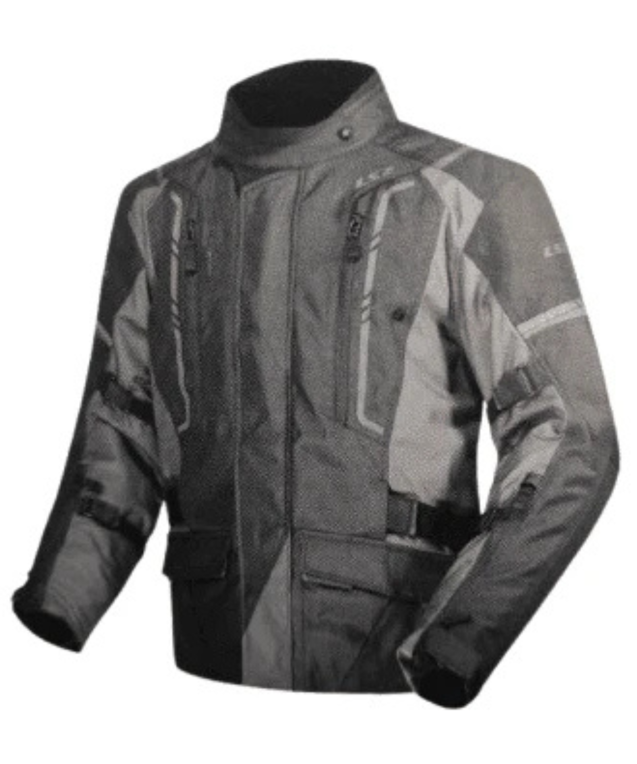 LS2 Narvik Riding Jacket - Black Dark Grey