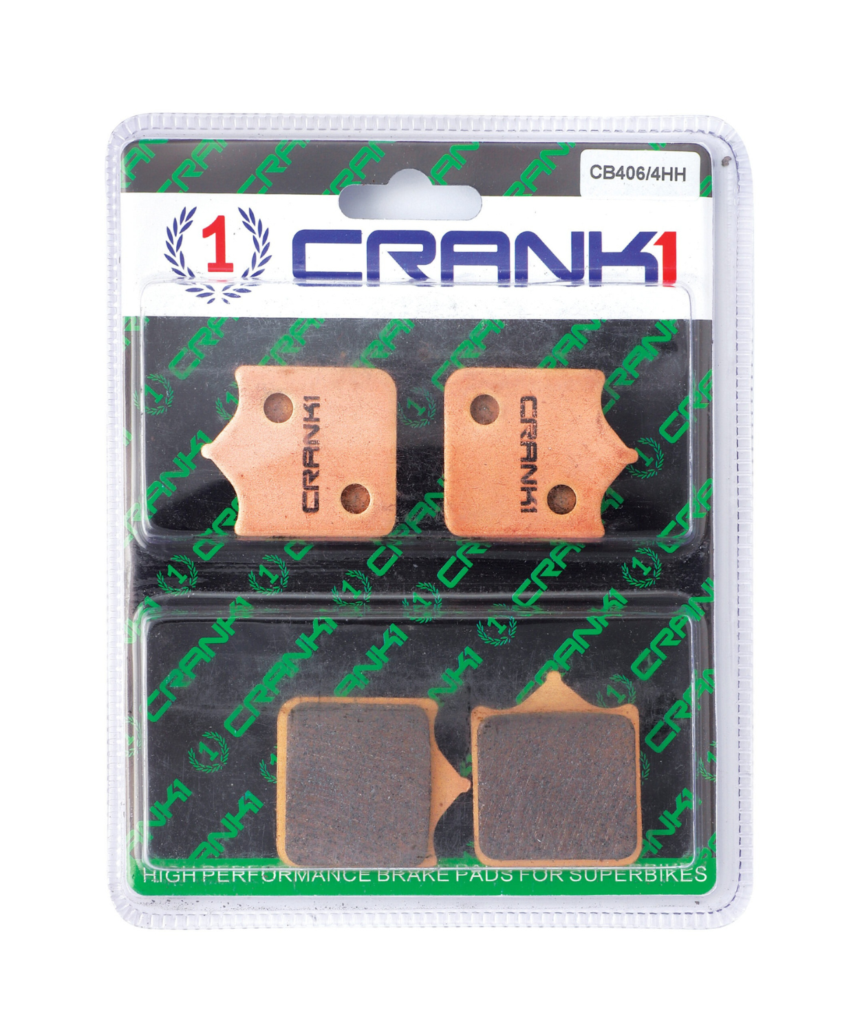 Crank1 Sintered Brake Pads - CB406/4