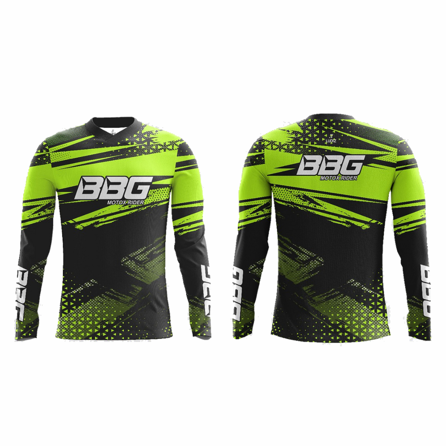 BBG Motocross Jersey - Neon