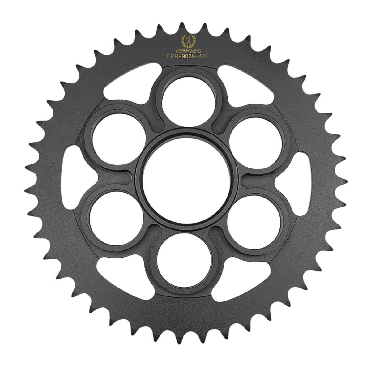 Crank1 Performance Motorcycle Sprocket Pitch 525 - CPR29039-43T - Black