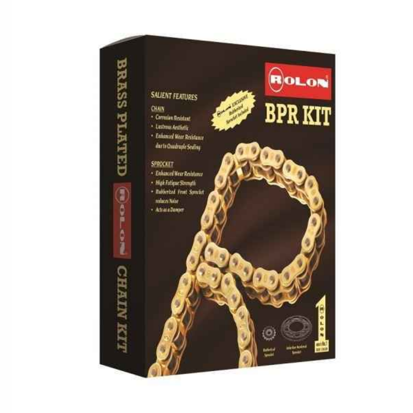 Rolon KTM Duke 250 Gen 3 Brass Chain Sprocket Kit - KIT HXRC F498 NF