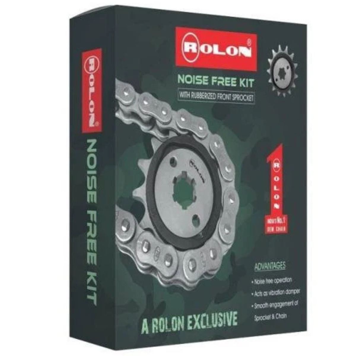 Rolon KTM Duke 390 Gen 3 (2024) Brass Chain Sprocket Kit - KIT HXRC 453NF