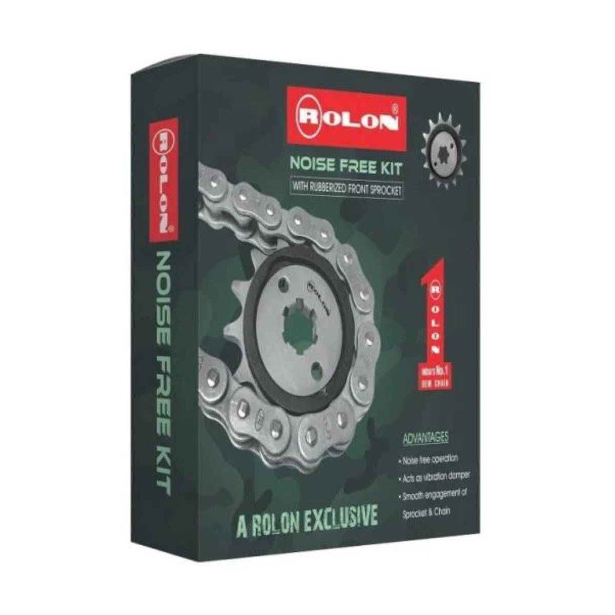 Rolon Pulsar NS400 (2024) Chain Sprocket Kit - KIT HXR 451NF - Rolon