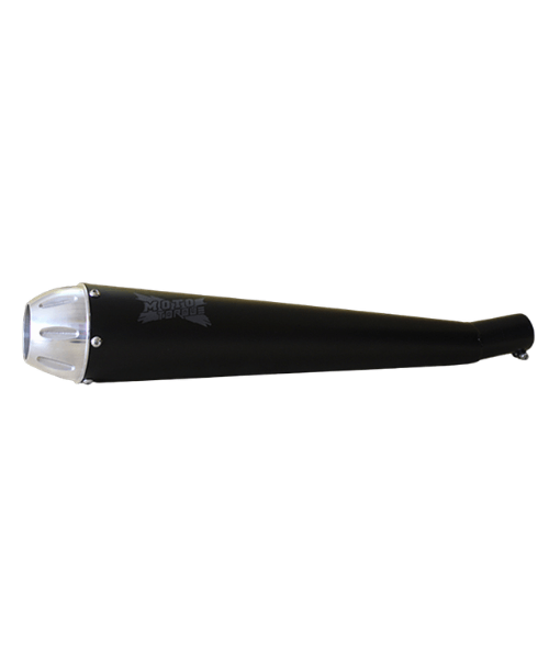 Moto Torque Megaphone Exhaust - Black