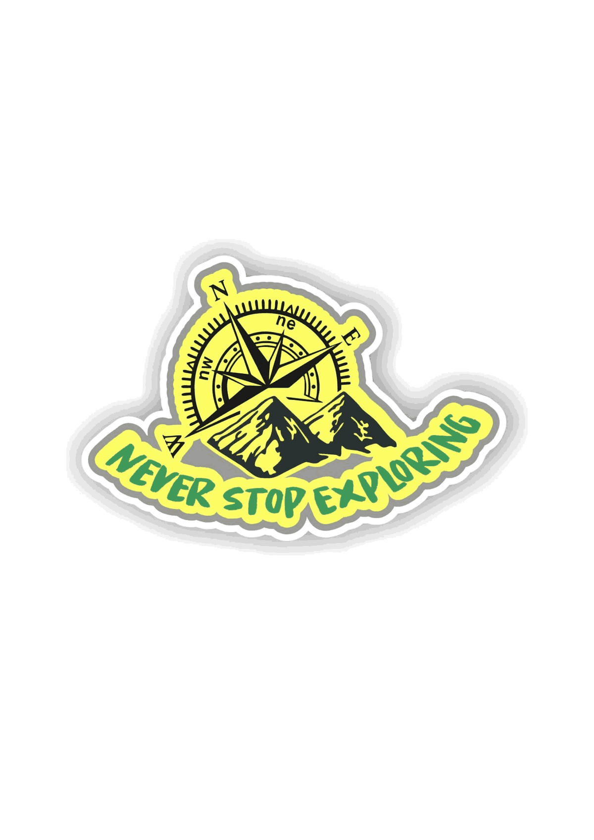 Never Stop Exploring Sticker