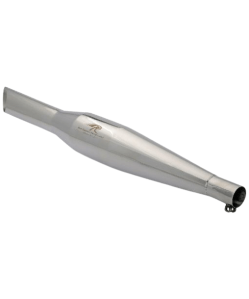 Red Rooster Performance Rumbler Exhaust for Royal Enfield Classic / Thunderbird / Standard 350 and 500 - Unibody Polish