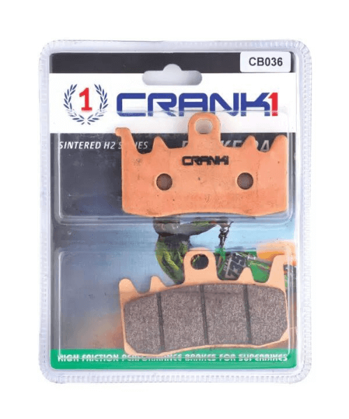 Crank1 Fully Sintered H2 Series Brake Pads for BMW R1200 GS LC - Front (2017 - 2019)