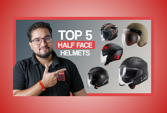 Top 5 Half Face Helmets in India: Safety, Style, and Value