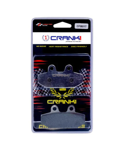 Crank1 Carbon Brake Pads for Harley Davidson Softail Fat Boy (2018 Onwards)