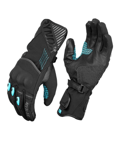 Rynox Dry Ice Waterproof Winter Gloves - Blue Black