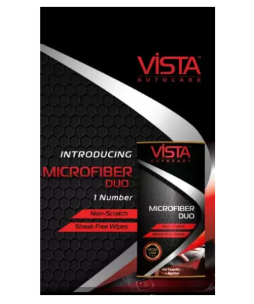 Vista Auto Care Microfiber Duo Dry Microfiber Cleaning Cloth