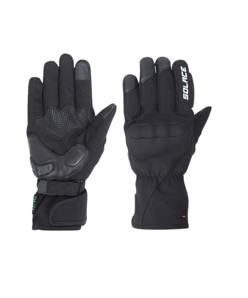 Solace Versadry V3 Waterproof Riding Gloves - Black