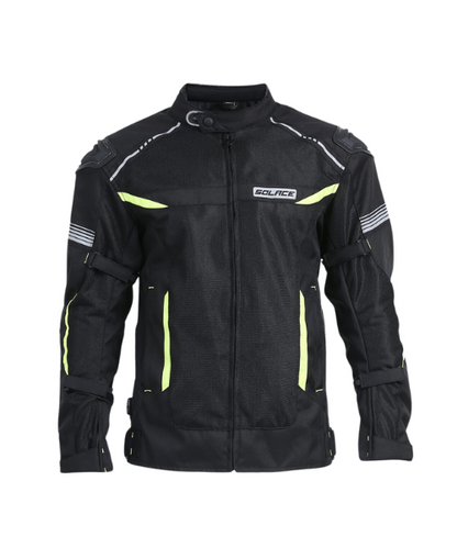 Solace Ramble V2 Motorcycle Riding Jacket - Black Neon