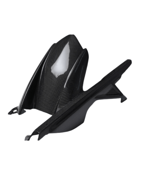 RLZ Carbon Fiber Rear Hugger with Chain Case for BMW S1000RR 2020-2022