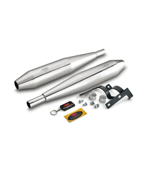 Red Rooster Performance Celesta Pro Exhaust for Yezdi Roadster - Polish