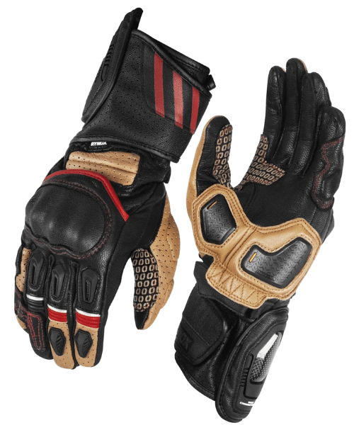 Rynox Storm Evo 3 Riding Gloves - Sand Brown Black