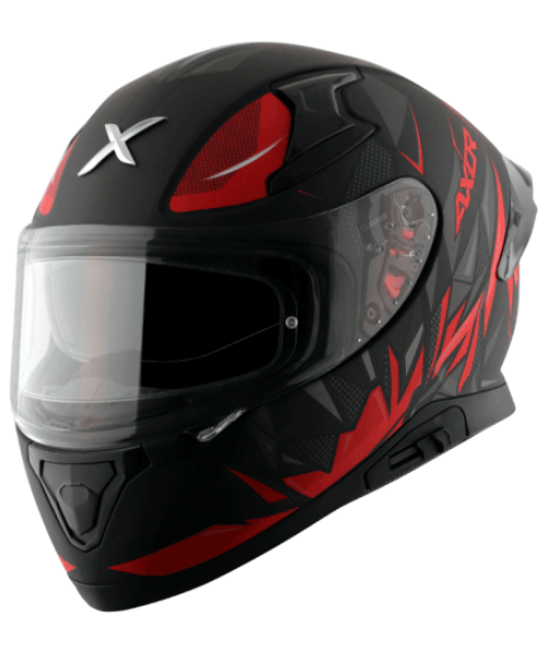 AXOR Apex Hunter D/V Helmet - Gloss Black Red