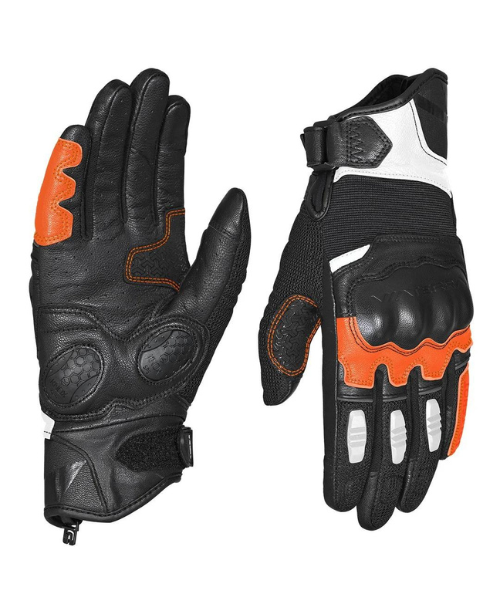 Viaterra Holeshot Summer Mesh Hybrid Gloves - Orange