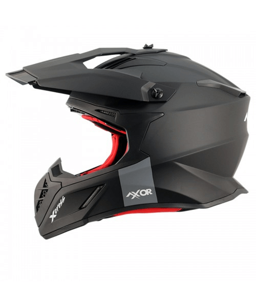 Axor X-Cross Helmet - Dull Black Red